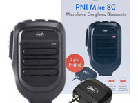 Microfon si Dongle cu Bluetooth PNI Mike 80, dual channel, compatibil cu PNI HP 8001L PNI-MIKE80