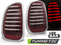 MINI R60 COUNTRYMAN 10-14 ROSU ALB LED BAR