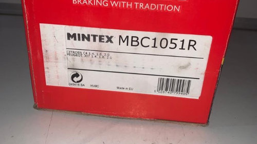 MINTEX Etrier frana Axa spate dreapta MBC1051R /CITROEN /PEUGEOT