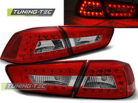 MITSUBISHI LANCER 8 SEDAN 08-11 ROSU ALB LED