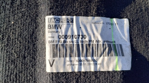 Mocheta Fata Podea de Europa BMW F10/ F11 din 2013