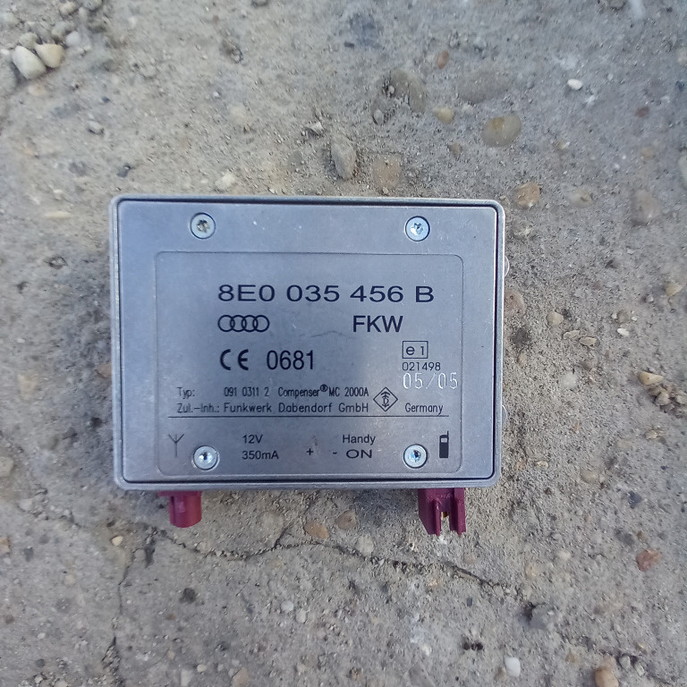 Modul amplificator antena A4 2006 / 8E0035456B