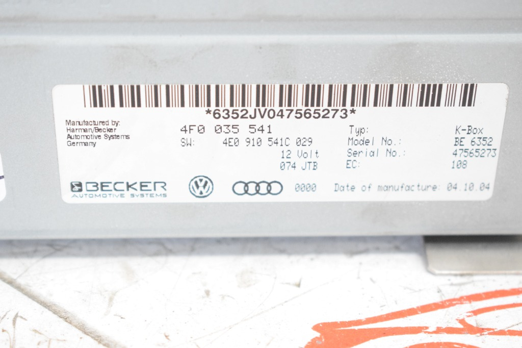 Modul audio Audi A6 C6 4F0035541 4E09105