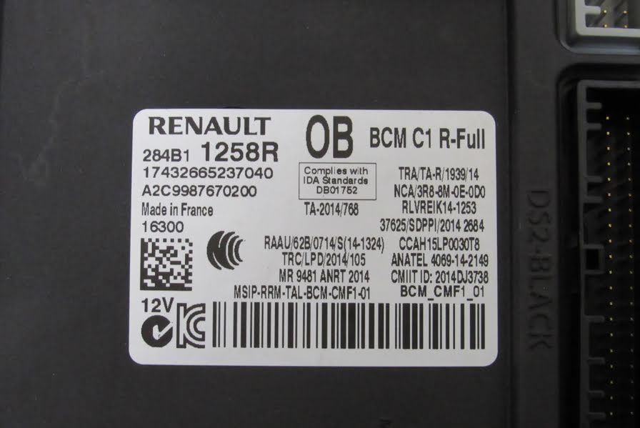 MODUL BCM RENAULT ESPACE 5 - COD 284B112