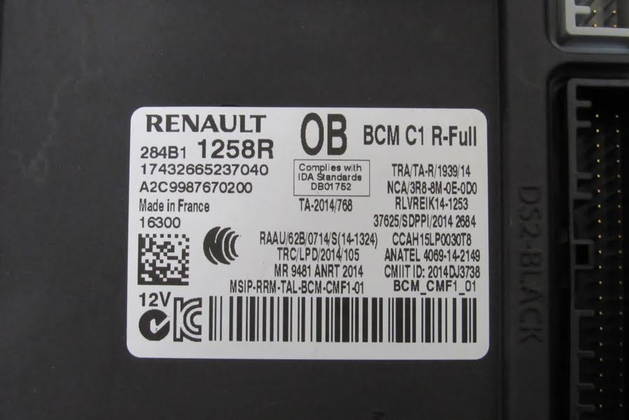 MODUL BCM RENAULT ESPACE 5 - COD 284B112