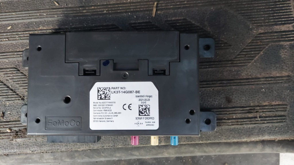 MODUL BLUETHOOTH FORD TRANSIT 2.0 2019 COD lk3t14g087be