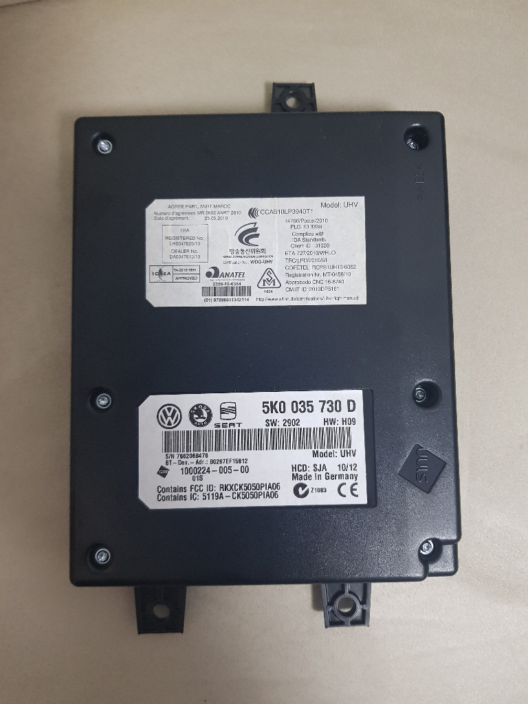 Modul Bluetooth 3C8035730C 5K0035730D 7P
