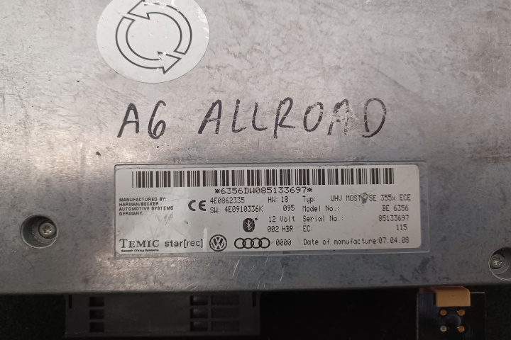 Modul Bluetooth 4E0862335 4E0910336C 4E0