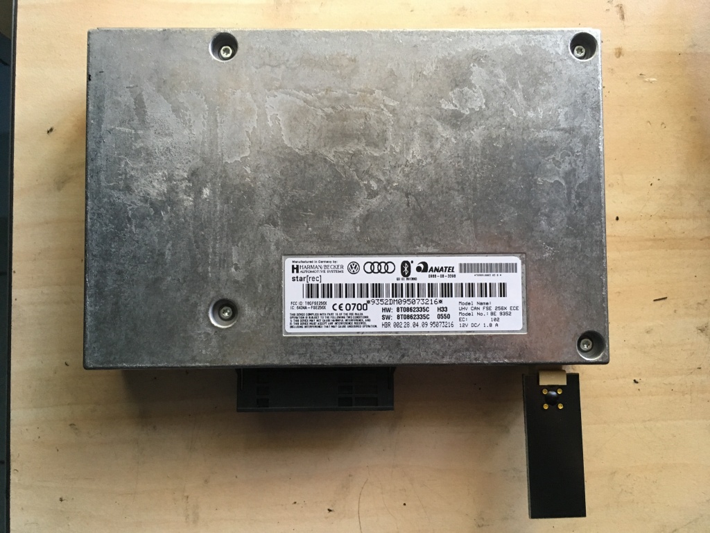Modul bluetooth, 8T0862335C, Audi A4 (8K2, B8)