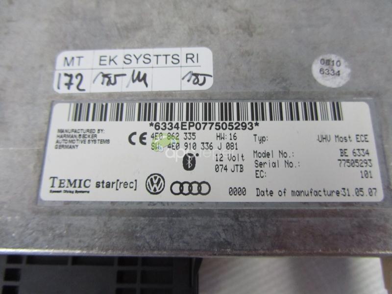 Modul Bluetooth Audi A4 8k, A5 cod 4E086