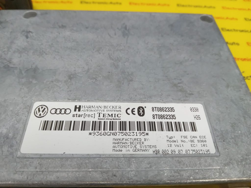 Modul Bluetooth Audi, A4, A5, A6, Q7 8T0862335