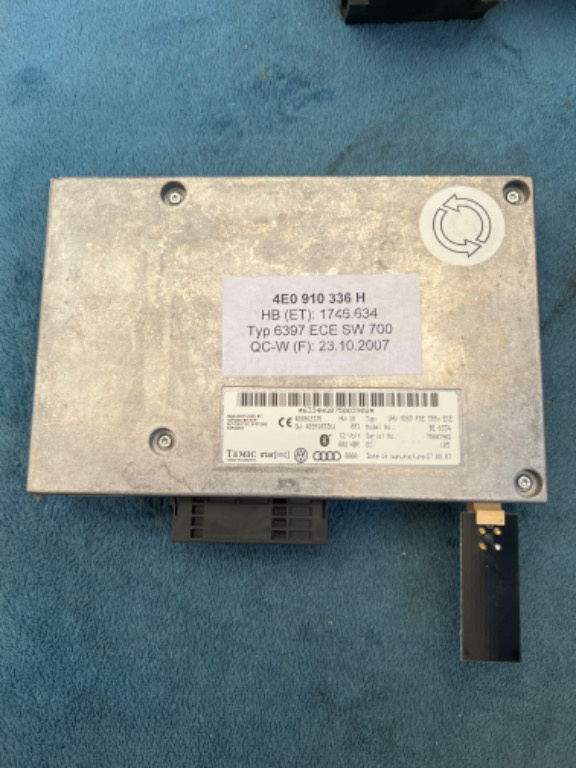 Modul bluetooth Audi A4 A5 Q7 4E0910336J, 4E086233