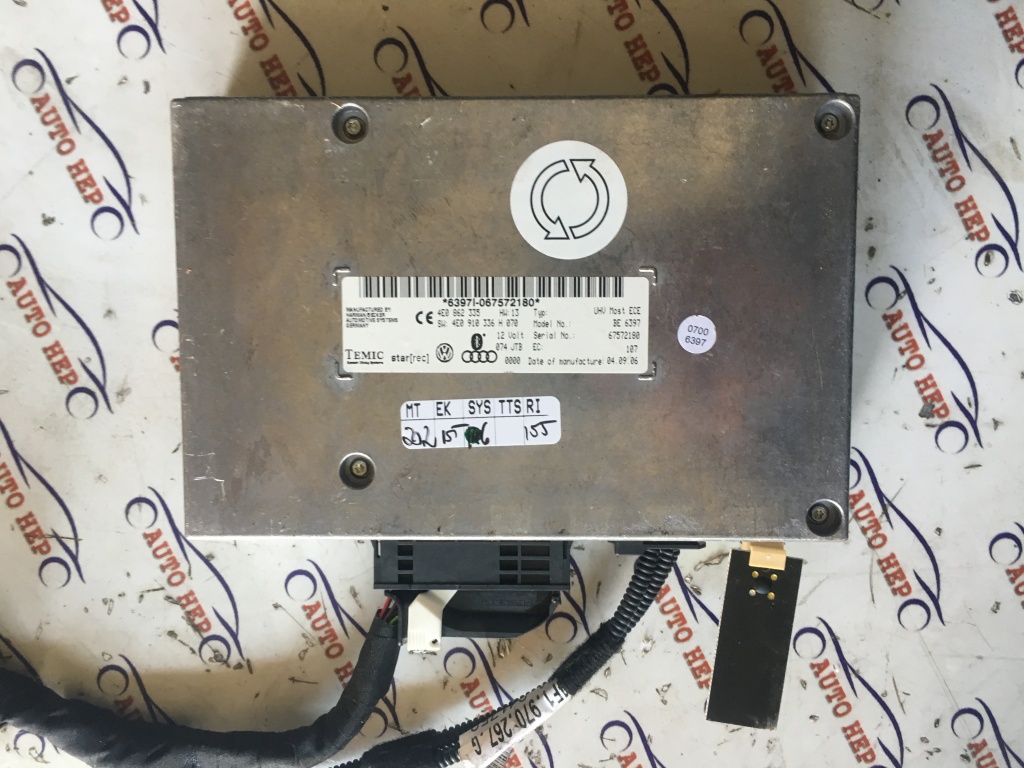 Modul bluetooth Audi A4 A6 A8 Q7 4E0862335 4E0 862 335 4E0910336H 4E0 910 336 H