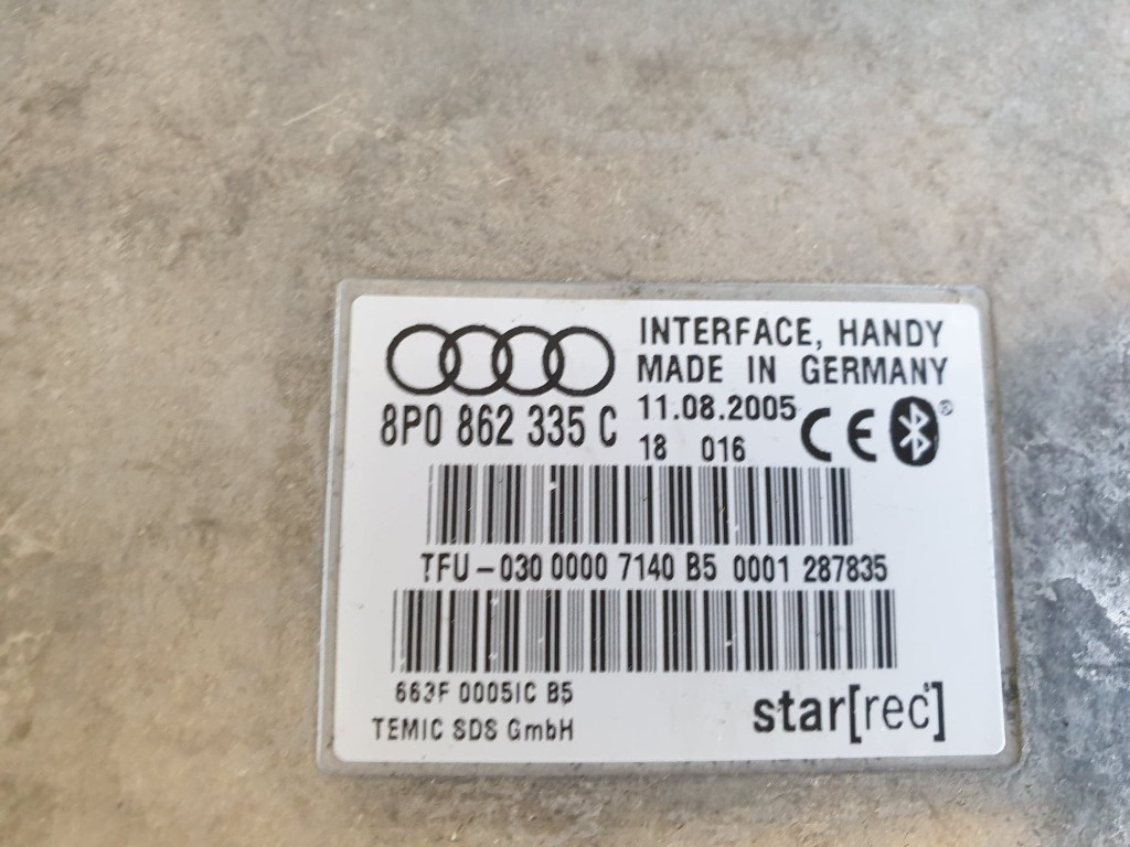Modul bluetooth Audi A4 B7 cod piesa : 8