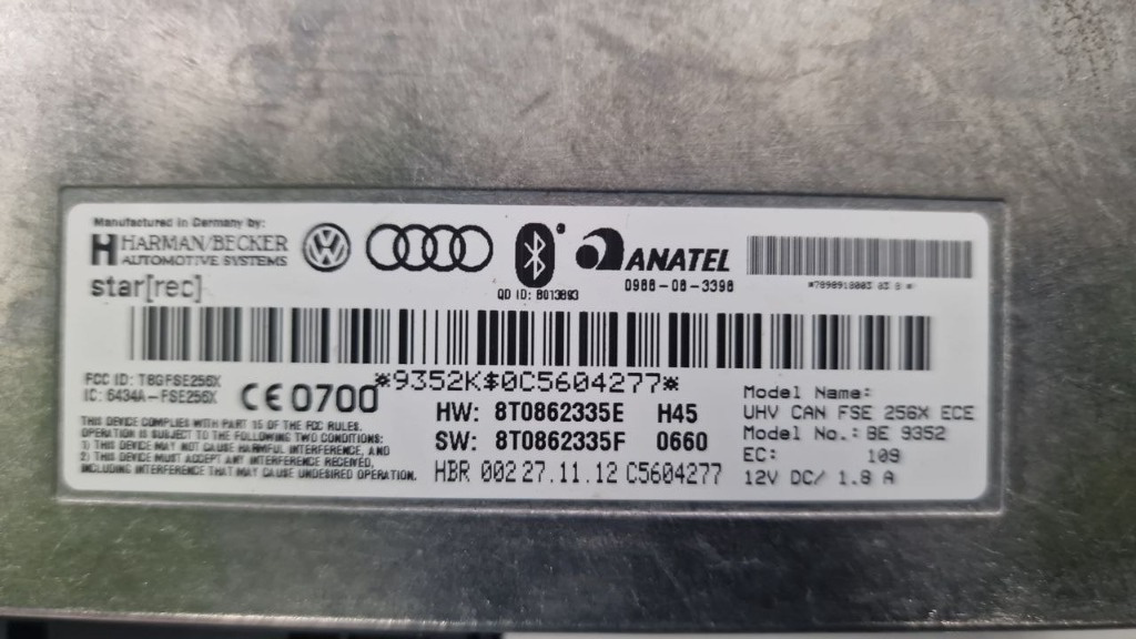 MODUL BLUETOOTH AUDI A4 B8 - COD 8T08623