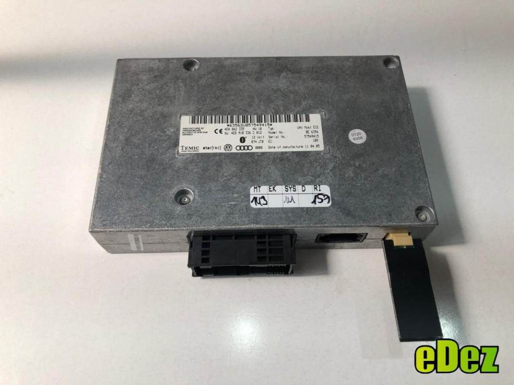 Modul bluetooth Audi A8 (2002-2009) [4E] D3 4E0862335