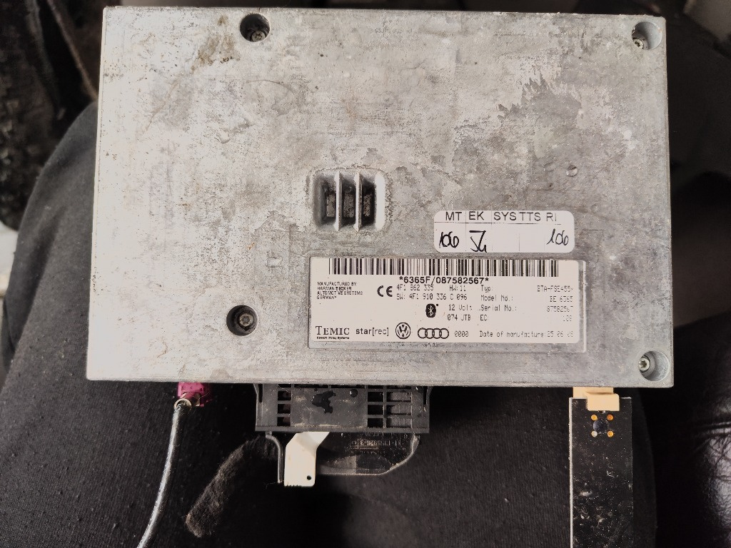 Modul bluetooth Audi A8 2008 Cod: 4F1862335