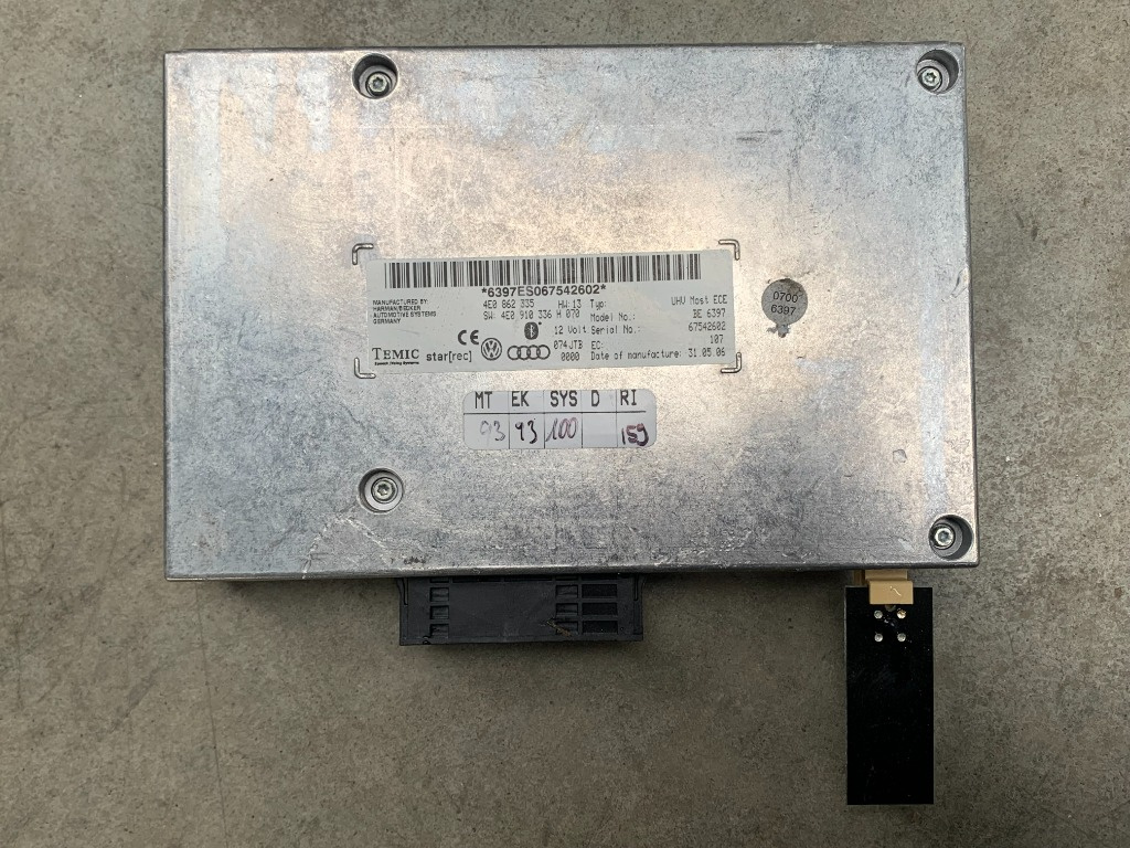 Modul bluetooth Audi Q7 4L/A6 C6 cod 4E0862335