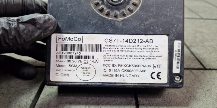 Modul bluetooth Cod: CS7T-14D212-AB Ford