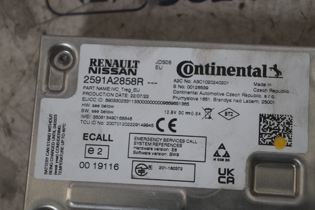 MODUL BLUETOOTH DACIA LOGAN 3 - COD 2591