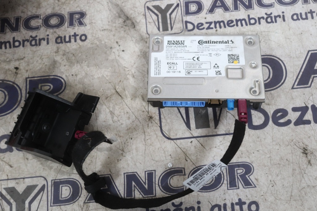 MODUL BLUETOOTH DACIA LOGAN 3 - COD 2591A2858R - A
