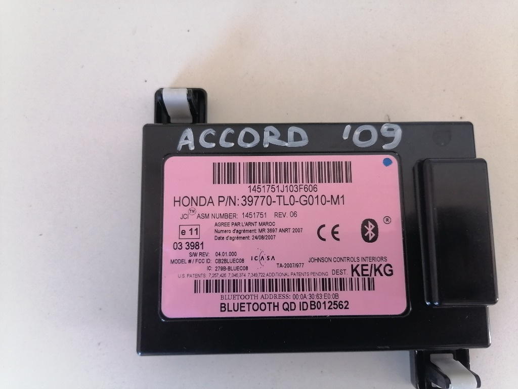 Modul bluetooth Honda Accord 2009 Cod 39
