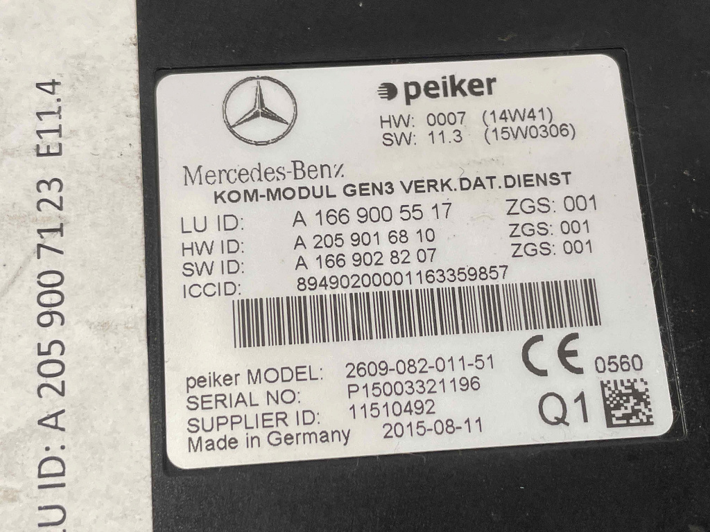 MODUL BLUETOOTH MERCEDES C-CLASS C-CLASS