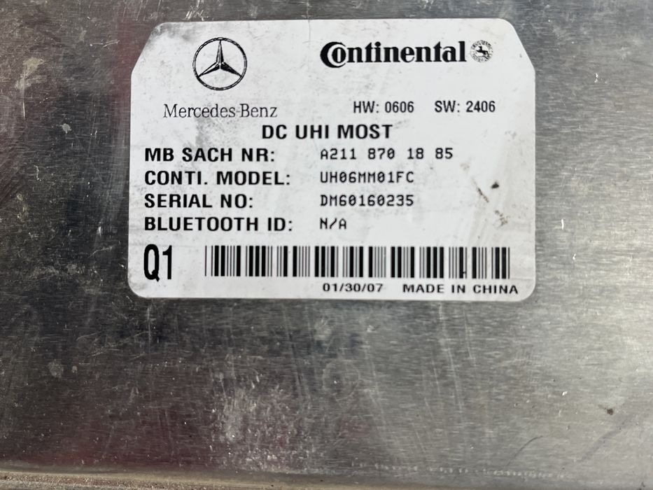 Modul Bluetooth Mercedes E C CLS ML