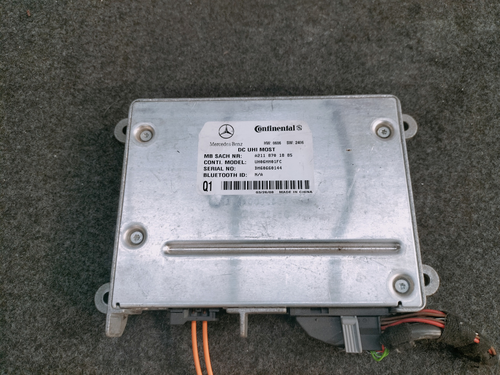 Modul bluetooth Mercedes E-Class, 2011, cod piesa: A2118701885