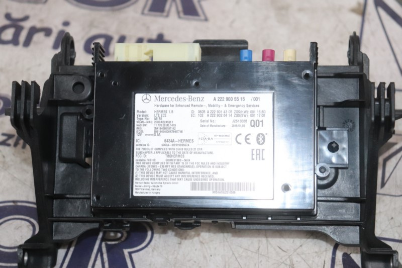 MODUL BLUETOOTH MERCEDES E-CLASS W213 AN 2018 A2229005515