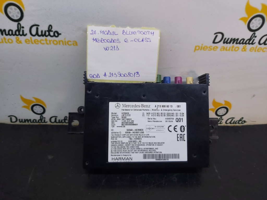 Modul bluetooth MERCEDES E-CLASS W213 Cod A 2139008013
