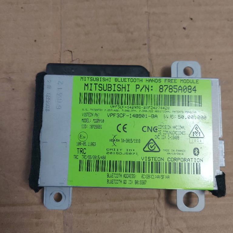 Modul Bluetooth Mitsubishi Pajero MK4 an 2019 cod produs: 8785A084