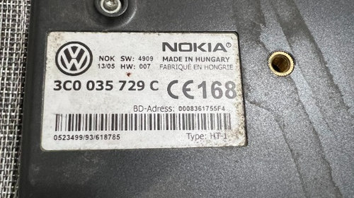 Modul Bluetooth Nokia VW Passat B6 cod 3C0035