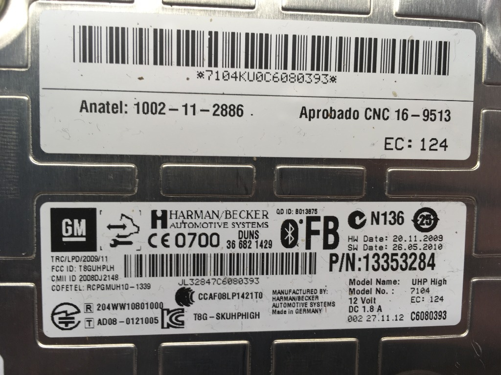 Modul bluetooth Opel Insignia cod: 13353