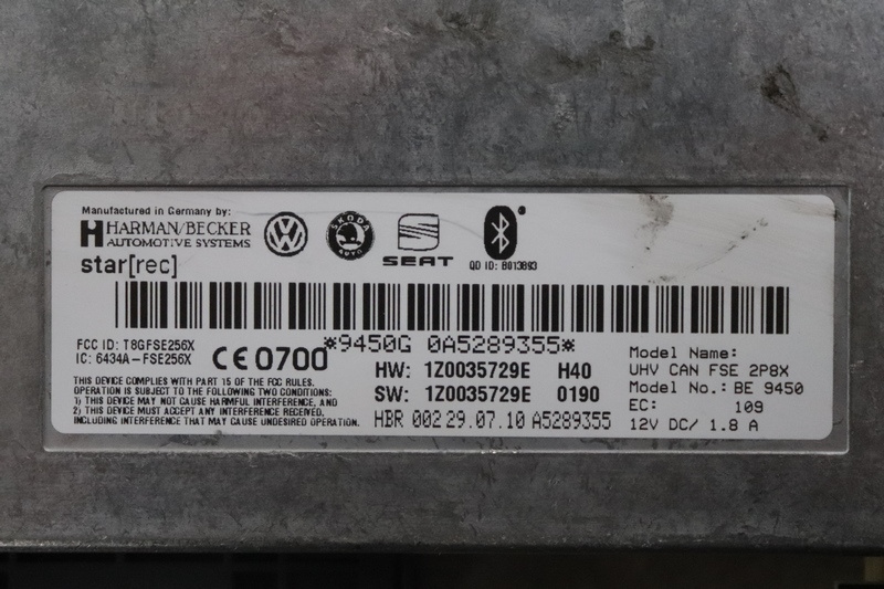 MODUL BLUETOOTH SKODA SUPERB 2 - COD 1Z0