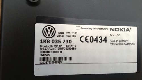 Modul bluetooth VW Passat 3c 1K8035730 1K8 035 730