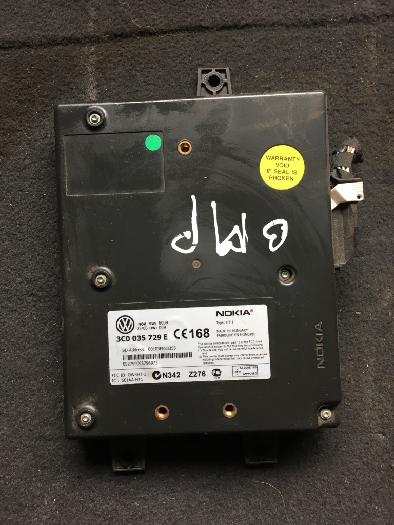 Modul bluetooth VW Passat 3C0035729E 3C0 035 729 E 00103FE83355 N342Z276 N342 Z276