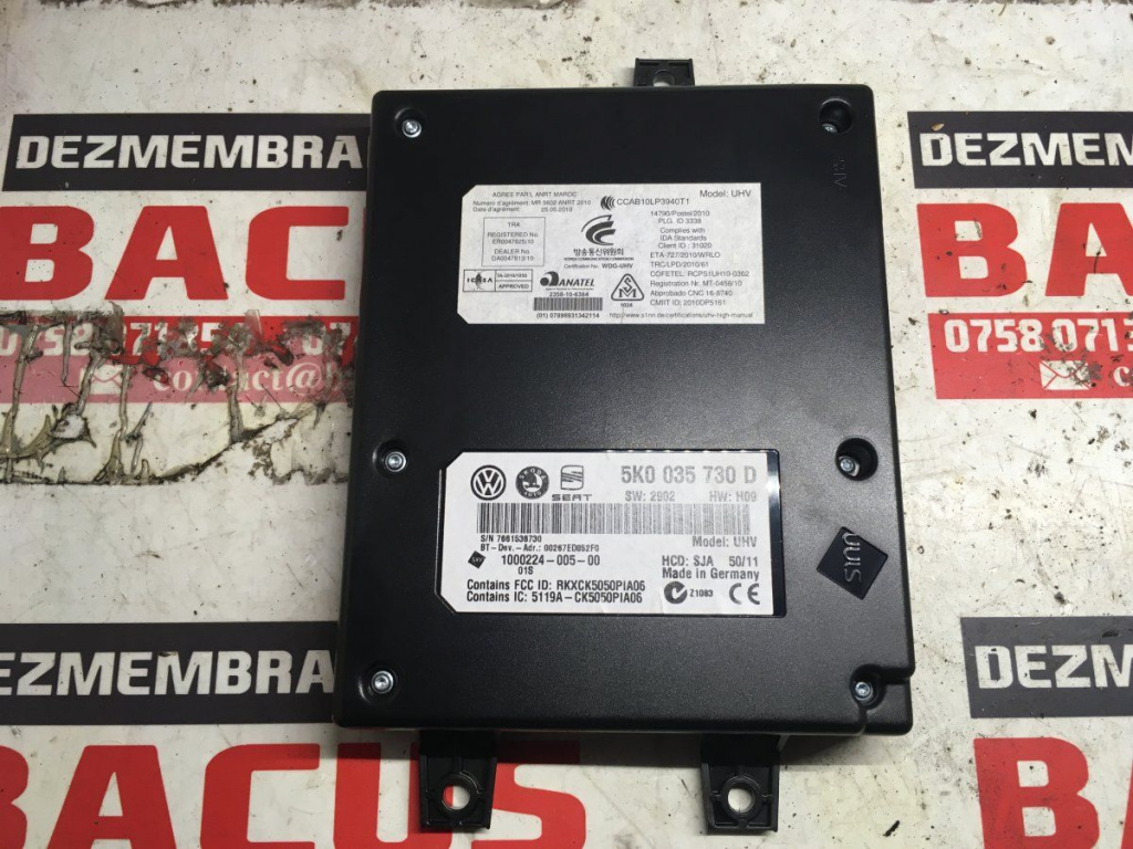 Modul bluetooth VW Passat B7 cod: 5k0035730d