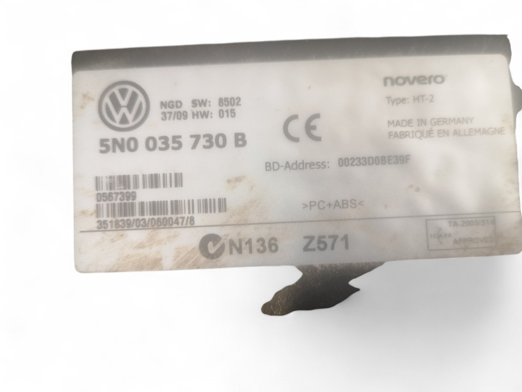 Modul bluetooth VW Tiguan 5N cod 5N00357