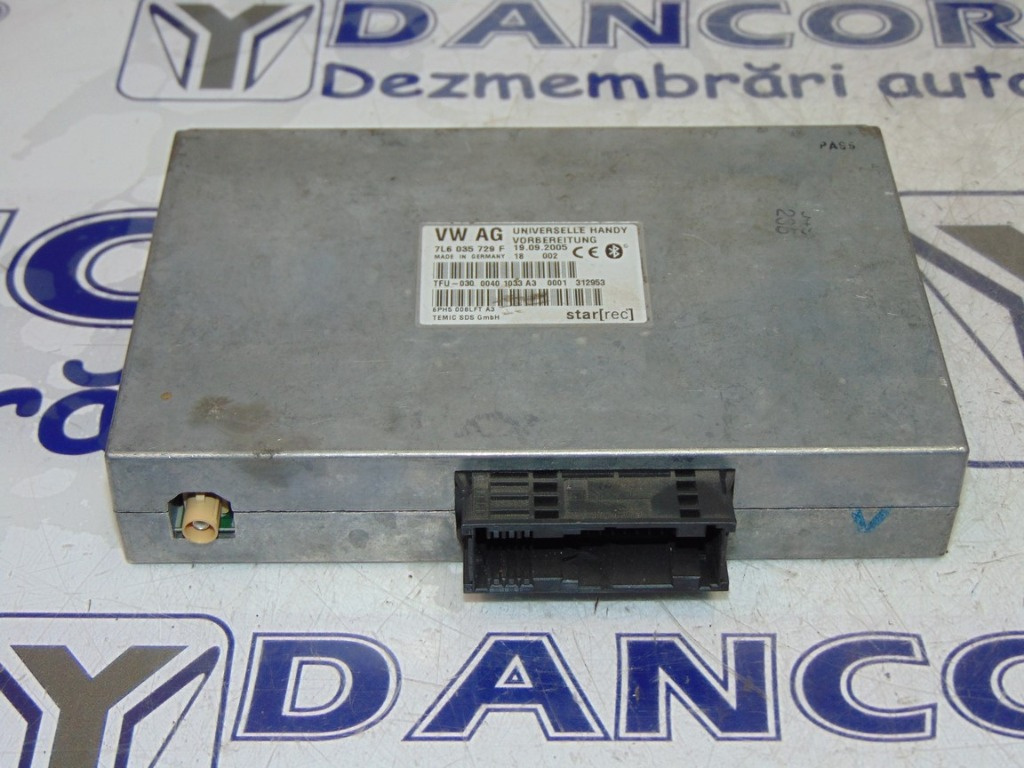 MODUL BLUETOOTH VW TOUAREG(7LA,7L6,7L7) COD 7L6035729F AN 2003-2010