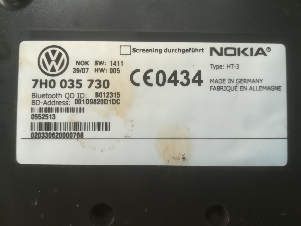 Modul bluetooth VW Transporter T5 cod 7H