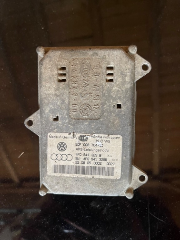 Modul calculator Adaptiv AFS cornering xenon Audi A6 C6 A8 D3 cod 5DF00870410