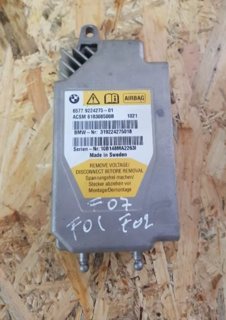 Modul Calculator Airbag Bmw F07 GT F01 F02 Cod 9224275