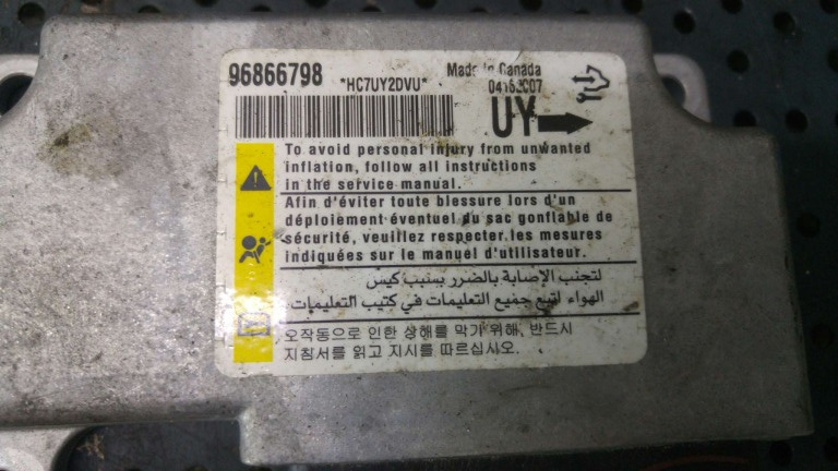 Modul calculator airbag opel antara a l0