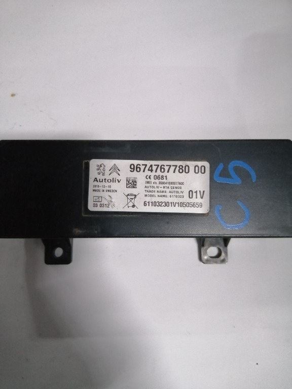 Modul calculator bluetooth peugeot 508 sw, C5 2.0 hdi motor rhf 140cp cod 9674767780