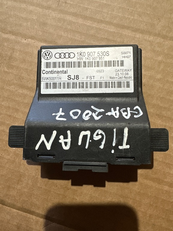 Modul calculator control central Gateway 1K0907530S VW Tiguan golf passat skoda yeti superb seat leon altea