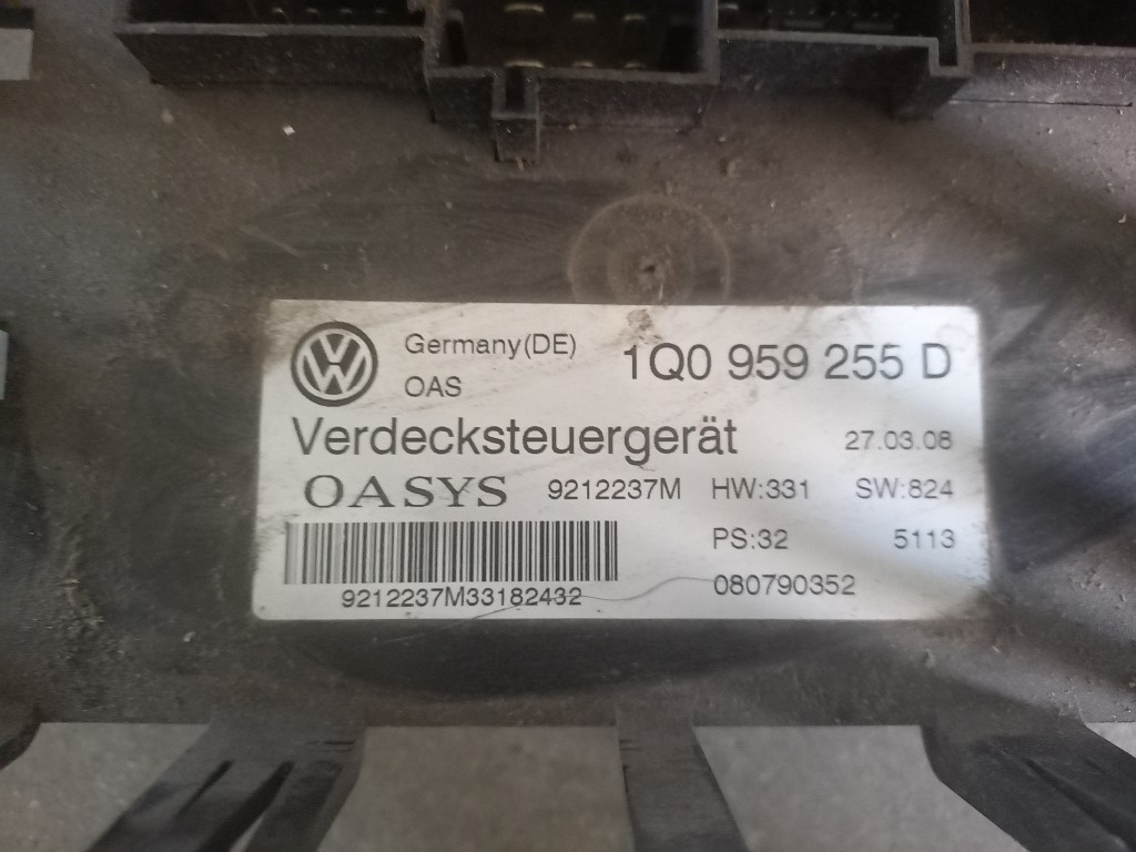Modul,calculator decapotare Vw Eos cod 1