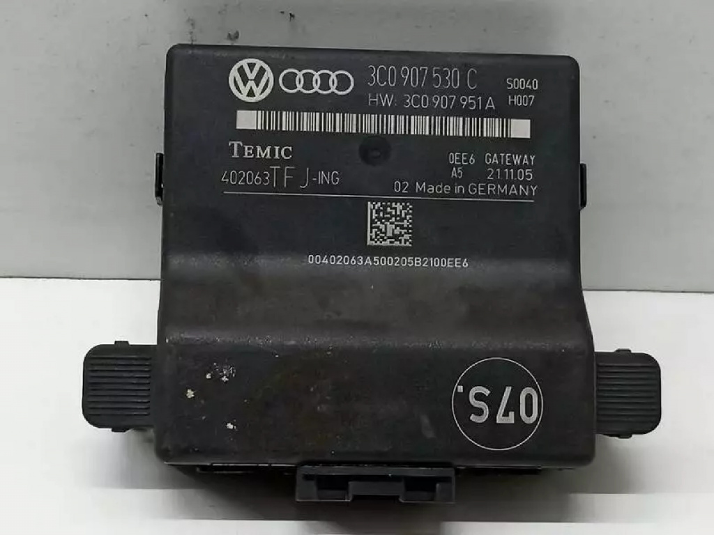 Modul CAN / Calculator Can Gateway Vw Passat B6 3C0907530C Volkswagen Passat B6 an 2006 cod piesa 3C0907530C NR325