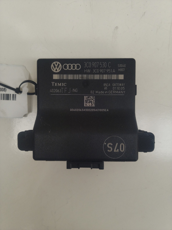 Modul can/gateway Volkswagen Passat B6 an 2008 cod piesa 3c0907530c