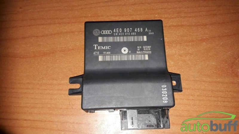 Modul Confort Audi A8 (Type D3 / 4E, 2002-2010) oricare INTERFATA DIAGNOZA 4E0907468A 4E0907468